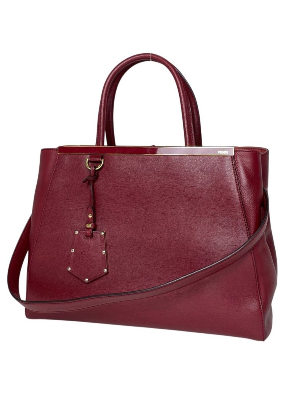 Fendi Toujour Handbag 2-Way Leather